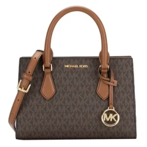 Túi Đeo Chéo Nữ Michael Kors MK Sheila Logo Small Satchel 35S3S6HS5B Màu Nâu